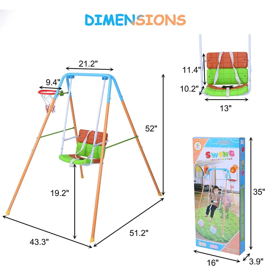 Swing for children - length 132 cm
