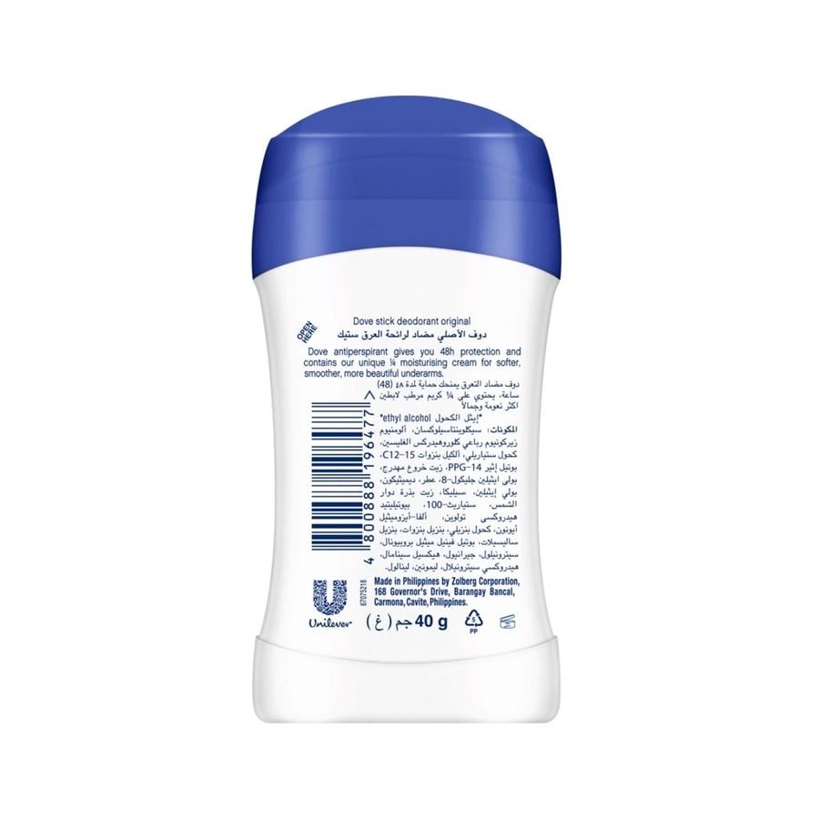 دوف مزيل عرق ستيك اوريجنال 40 غرام Dove