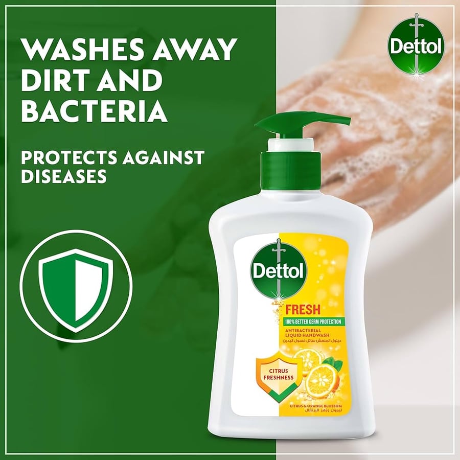ديتول سائل غسول اليدين بالليمون وزهر البرتقال 2*200 مل DETTOL