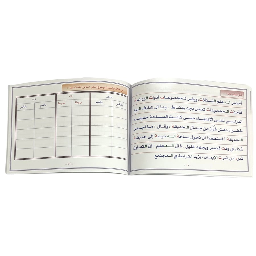 My language booklet to simplify reading and writing - third grade primary, first semester