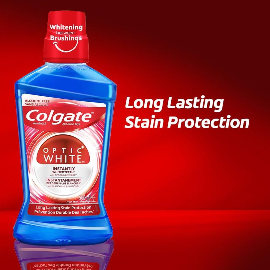 غسول الفم بالنعناع المنعش للتبييض 500 مل Colgate