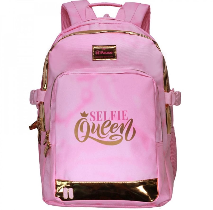 شنطة ظهر مع مقلمة 17.5 انش وردي - بوز 512-Pause Backpack