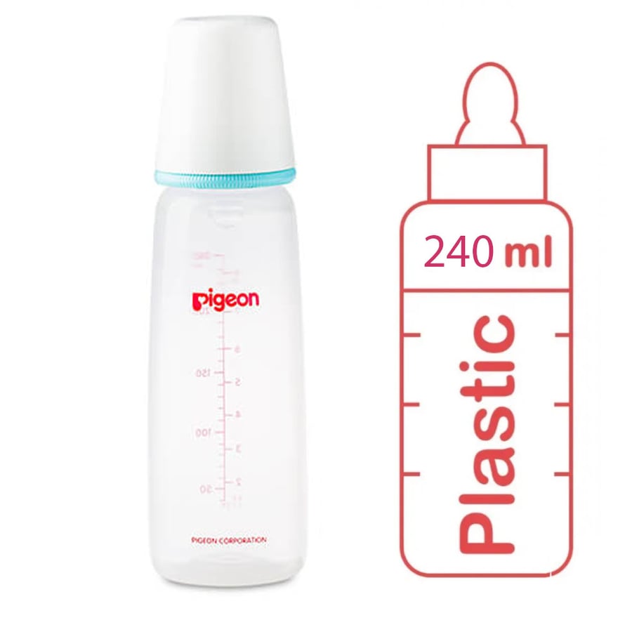 رضاعة بلاستيك بيجون 240 مل Pigeon J24H25