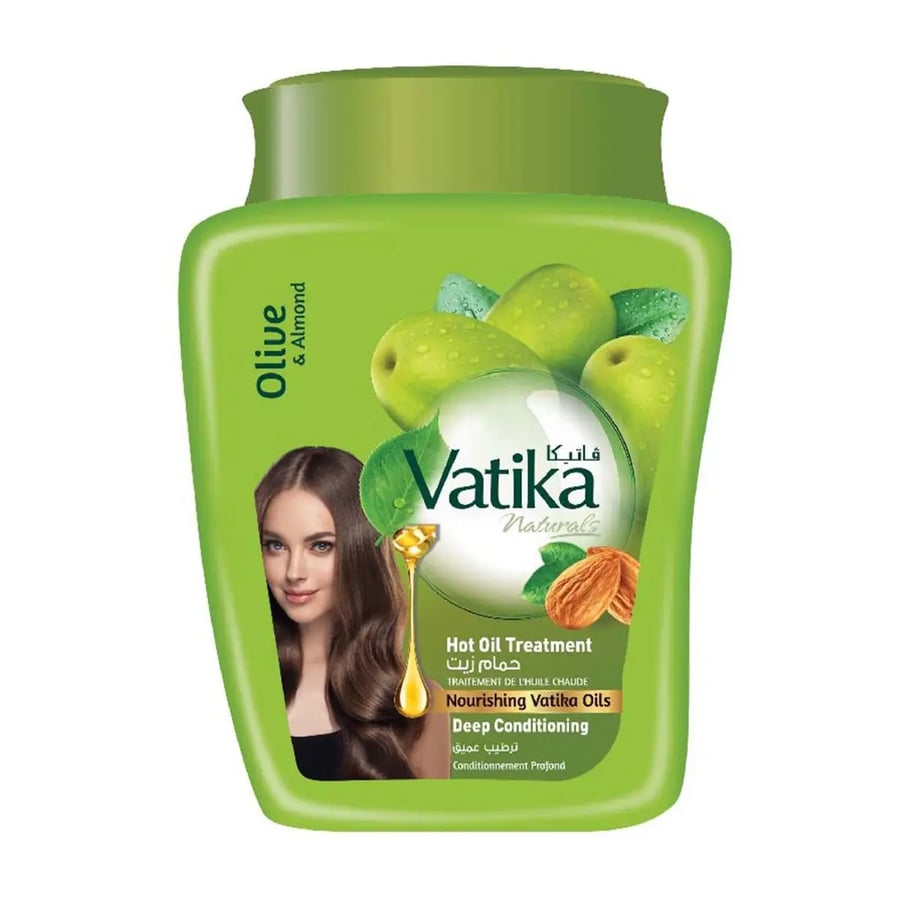 فاتيكا حمام زيت ترطيب عميق بخلاصة الزيتون و اللوز 500 مل Vatika