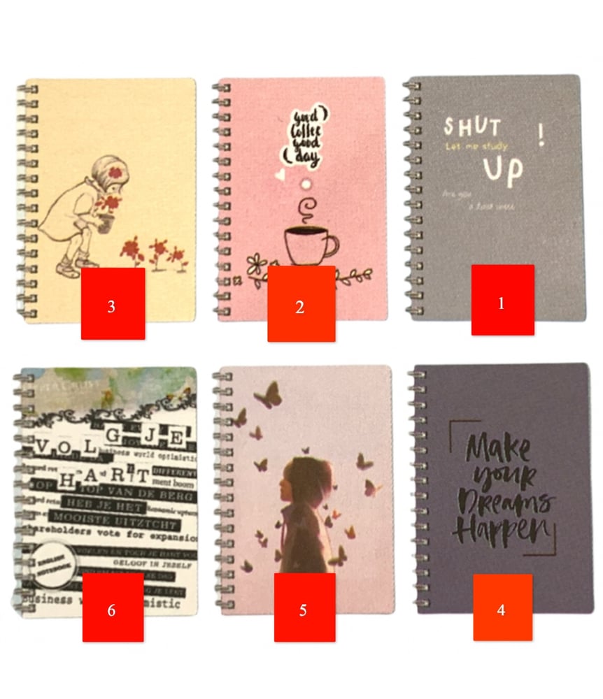 A5 Wire English Notebook - 100 Sheets - Bookey