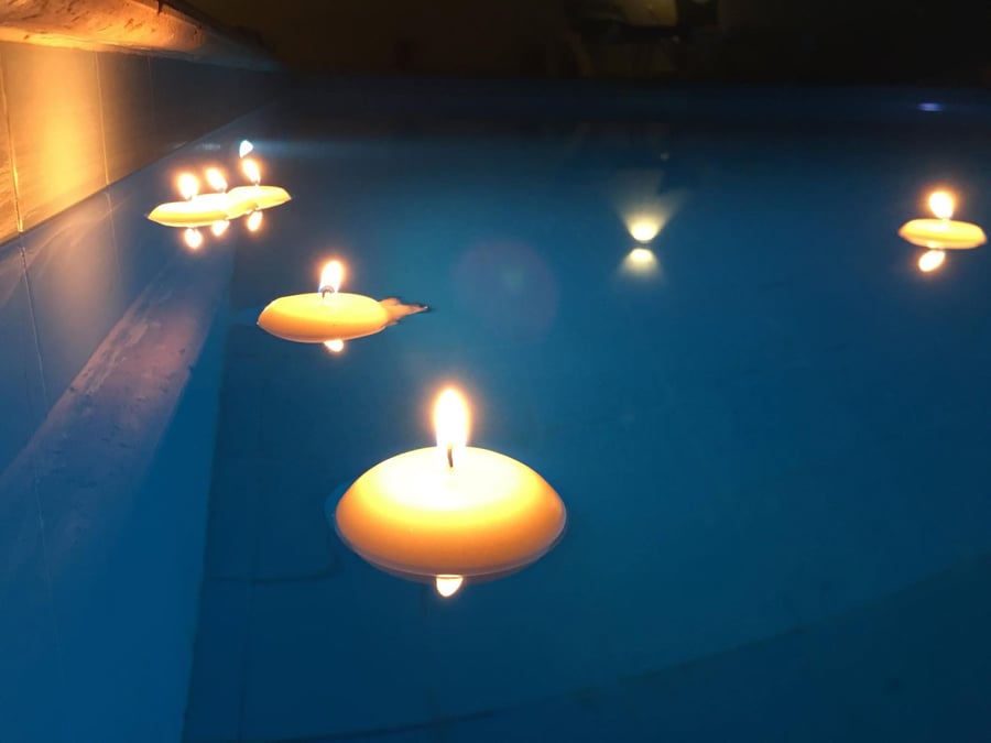 شموع مسبح 6 قطع 25000026