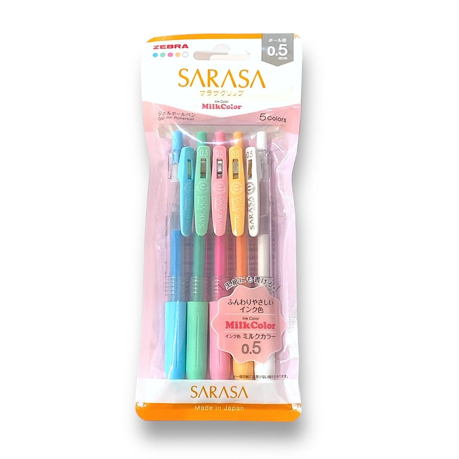 مجموعة اقلام زيبرا ساراسا 5 الوان JJ15-5C