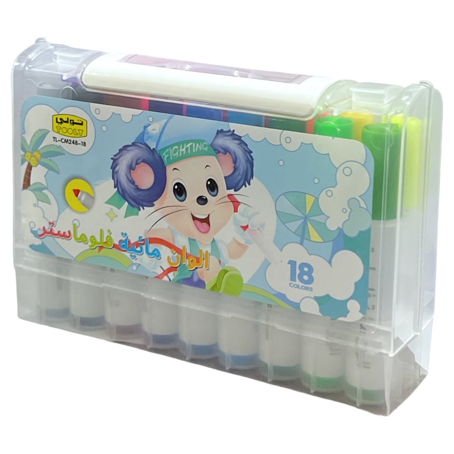 ألوان مائية فلوماستر 18 لون TOOLY TL-CM248-18