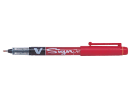 قلم توقيع  أحمر سائل بايلوت PILOT SW-VSP-R