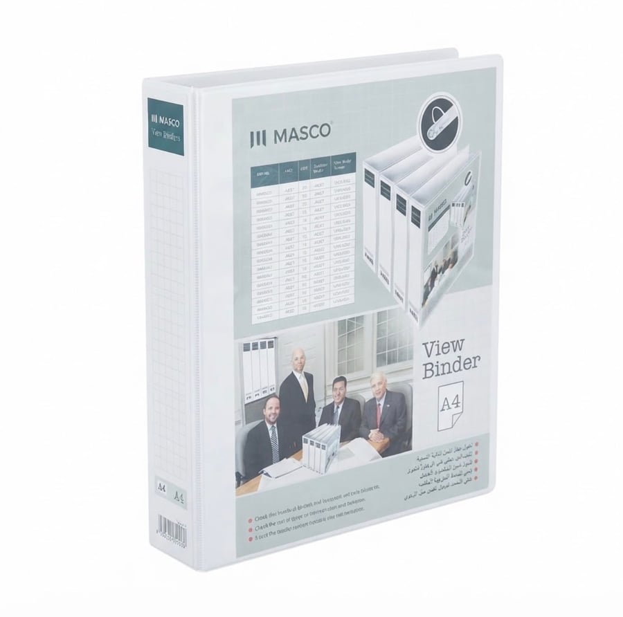 ملف ابيض 3 حلقات 1.5 انش MASCO 0161M013