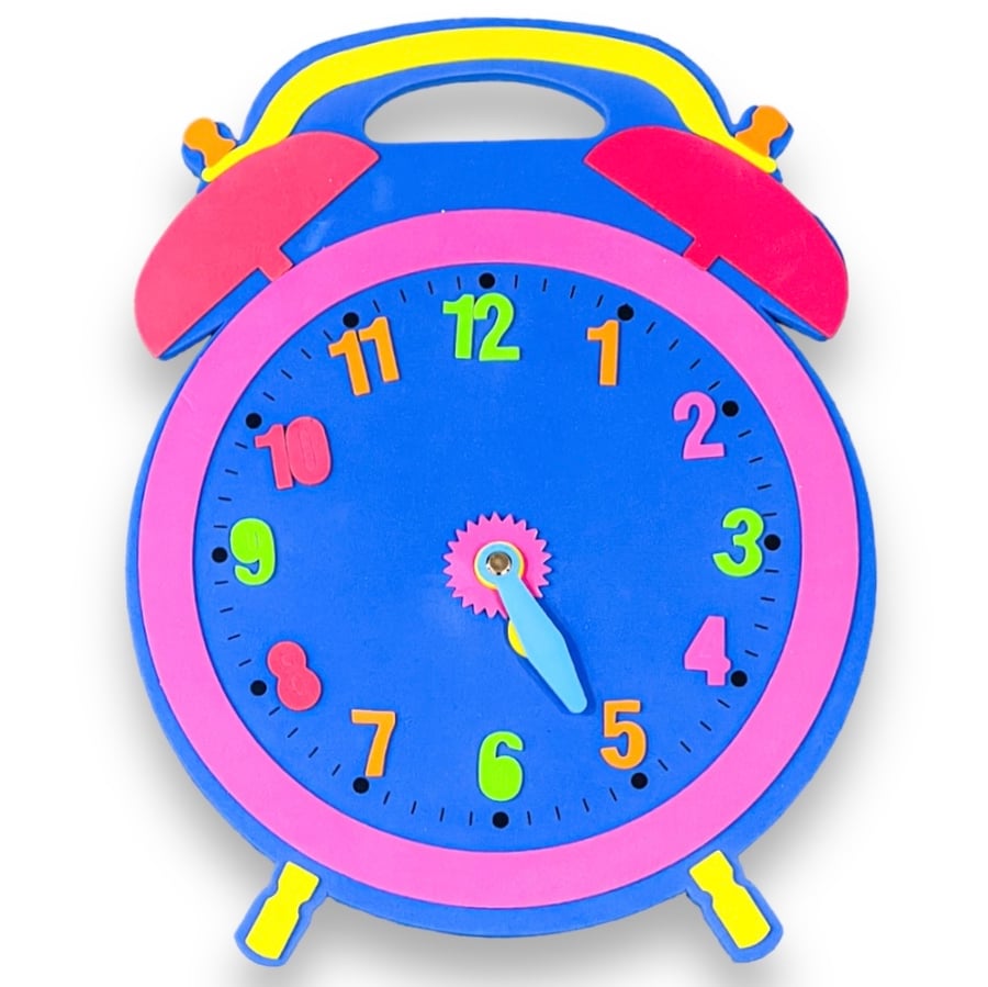 ساعة تعليمية اسفنج للاطفال  BOOKEY BQ-8221
