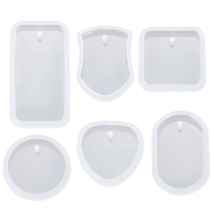 Resin mold with 6 different patterns