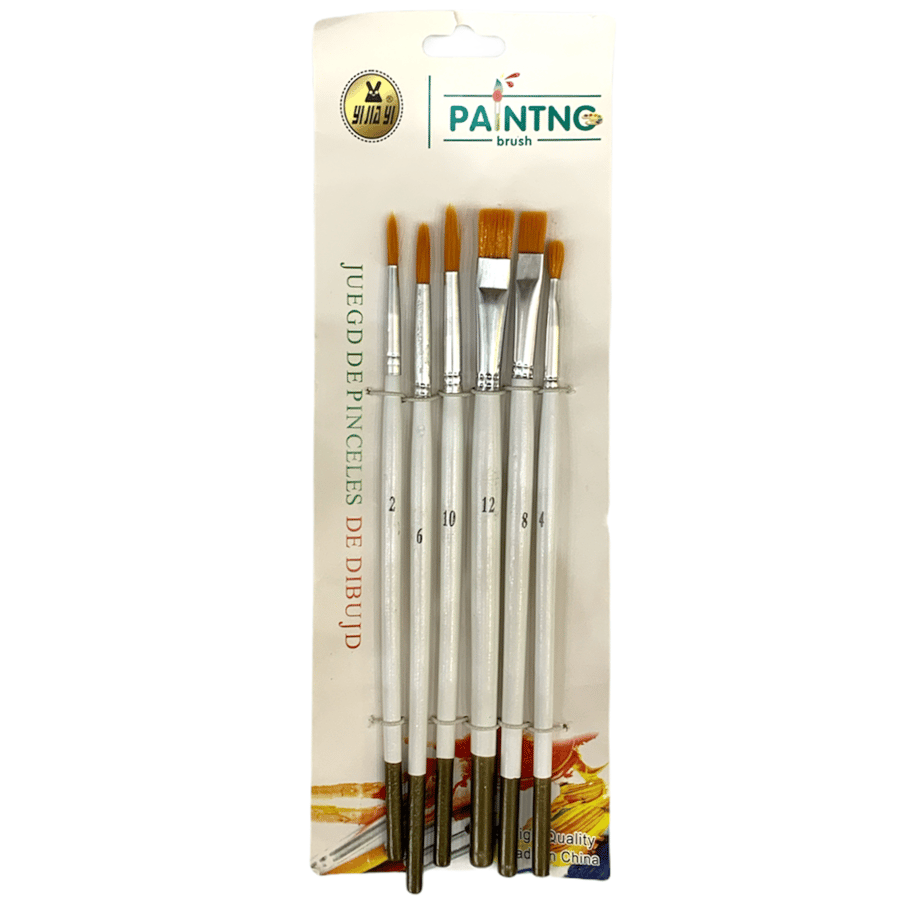 6pcs paint brushes