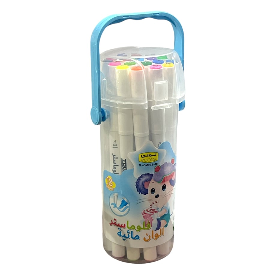 ألوان مائية فلوماستر 18 لون TOOLY TL-CM233-18