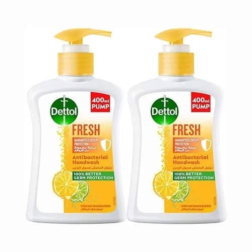 ديتول سائل غسول اليدين بالليمون وزهر البرتقال 2*400 مل DETTOL