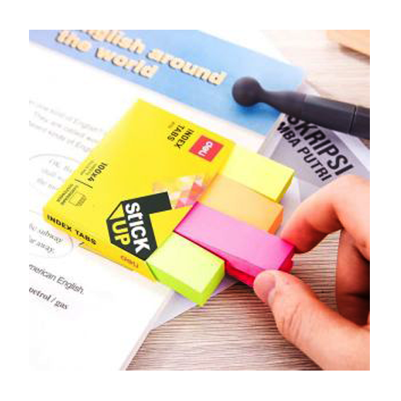 ورق علامات ملون حبتين deli A112 KSA55-NO.32