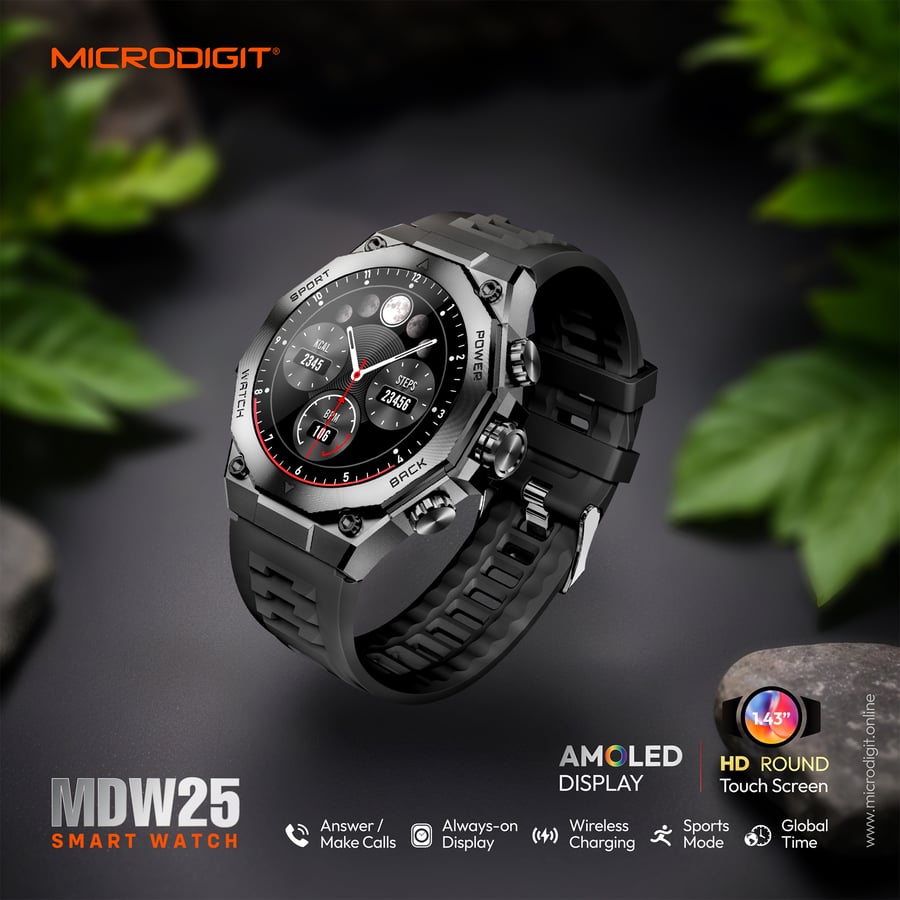 ساعة ذكية مايكروديجيت MDW25