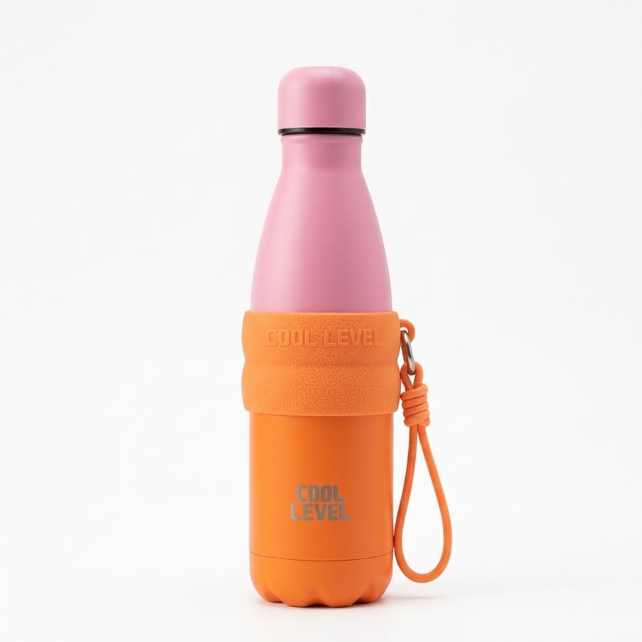 مطارة ماء ستيل 500 مل COOL LEVEL 11374-S26A22