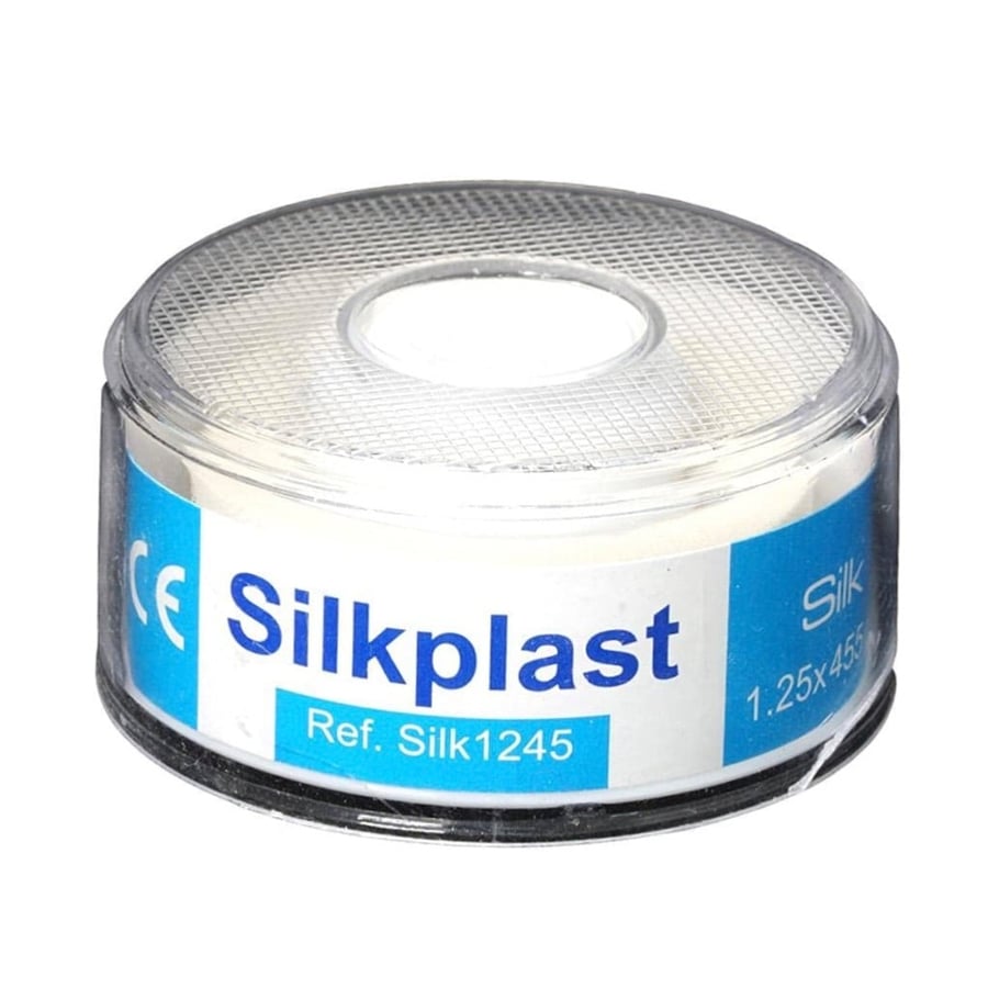 لاصق جروح رول حرير 1.25*455 سم Pharmaplast Silkplast SILK1245