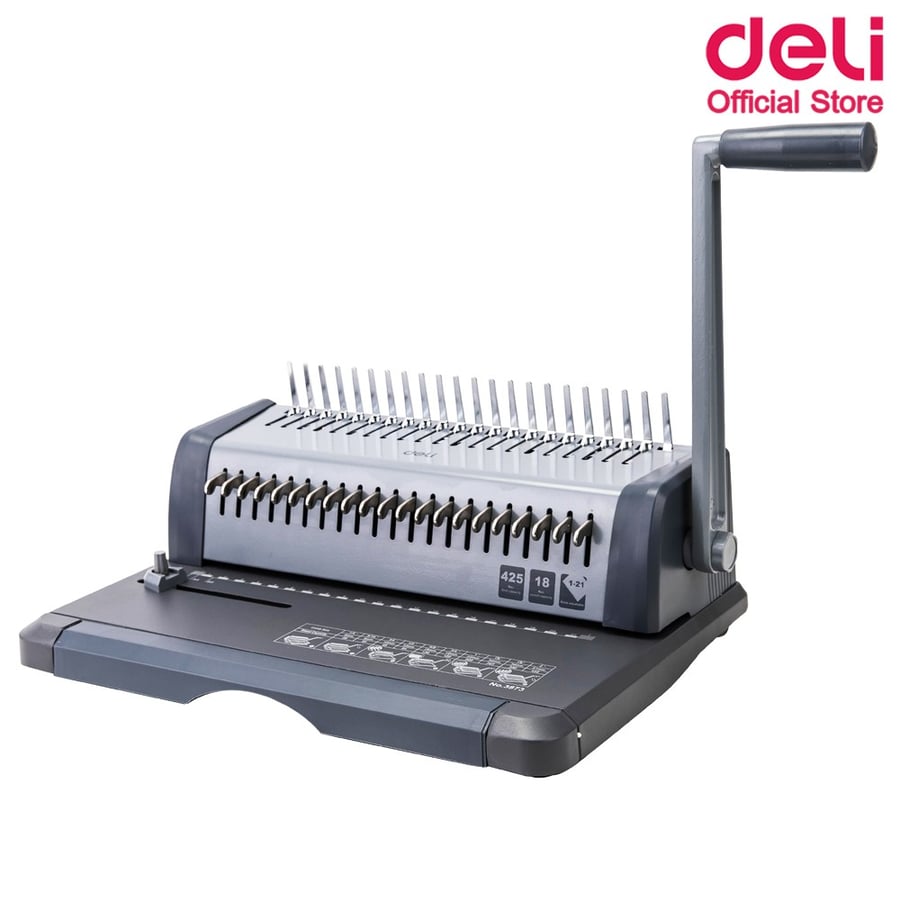 deli 3873 plastic wire bookbinding and punching machine