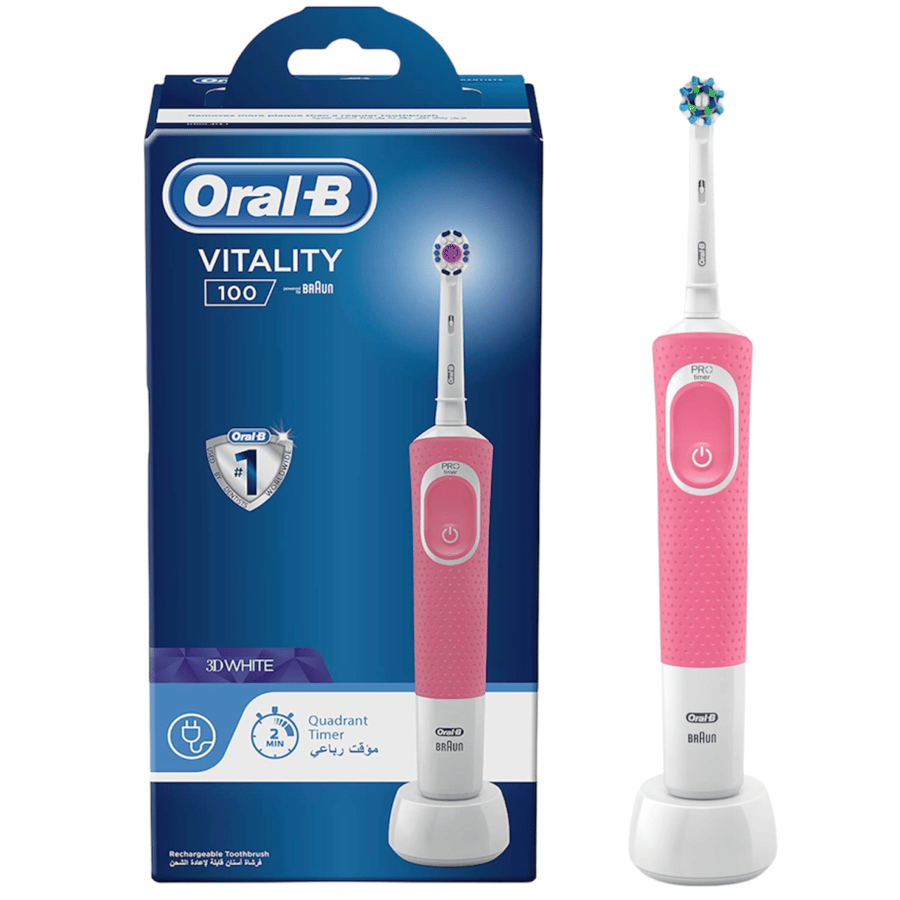 Rechargeable Toothbrush 100 White BRAUN Oral-B D100.413.1