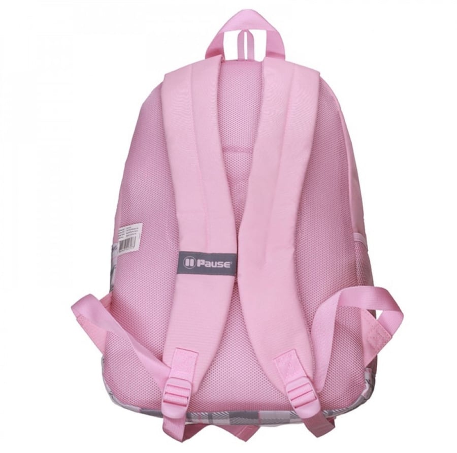 شنطة ظهر مع مقلمة 17 انش وردي - بوز Pause Backpack-3013 PAUSE