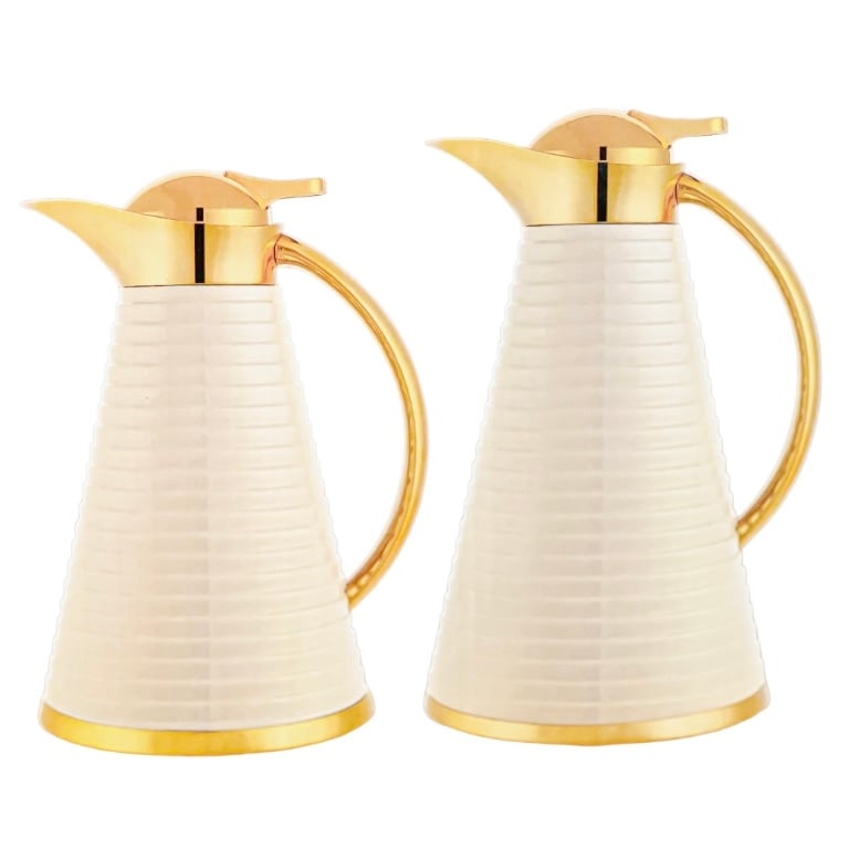 طقم ترمس شاي وقهوة 1-0.75 لتر Basurrah B19-46948