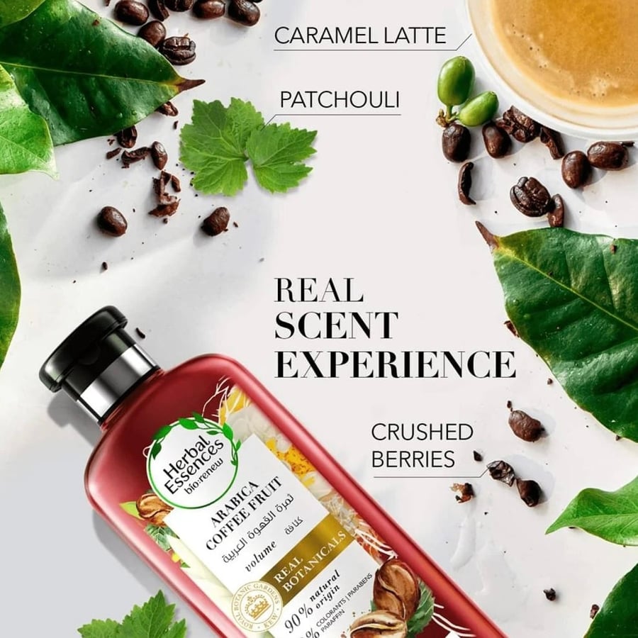 بلسم بخلاصة ثمرة القهوة العربية 400 مل Herbal Essences