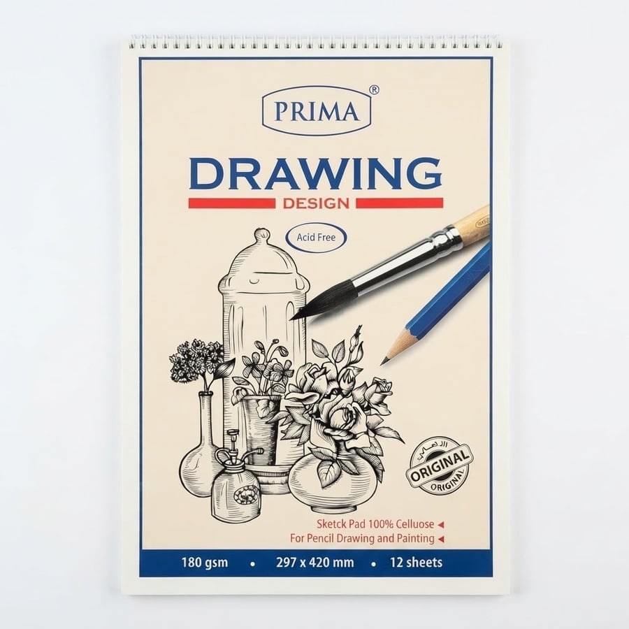 كراس رسم ابيض PRIMA A3