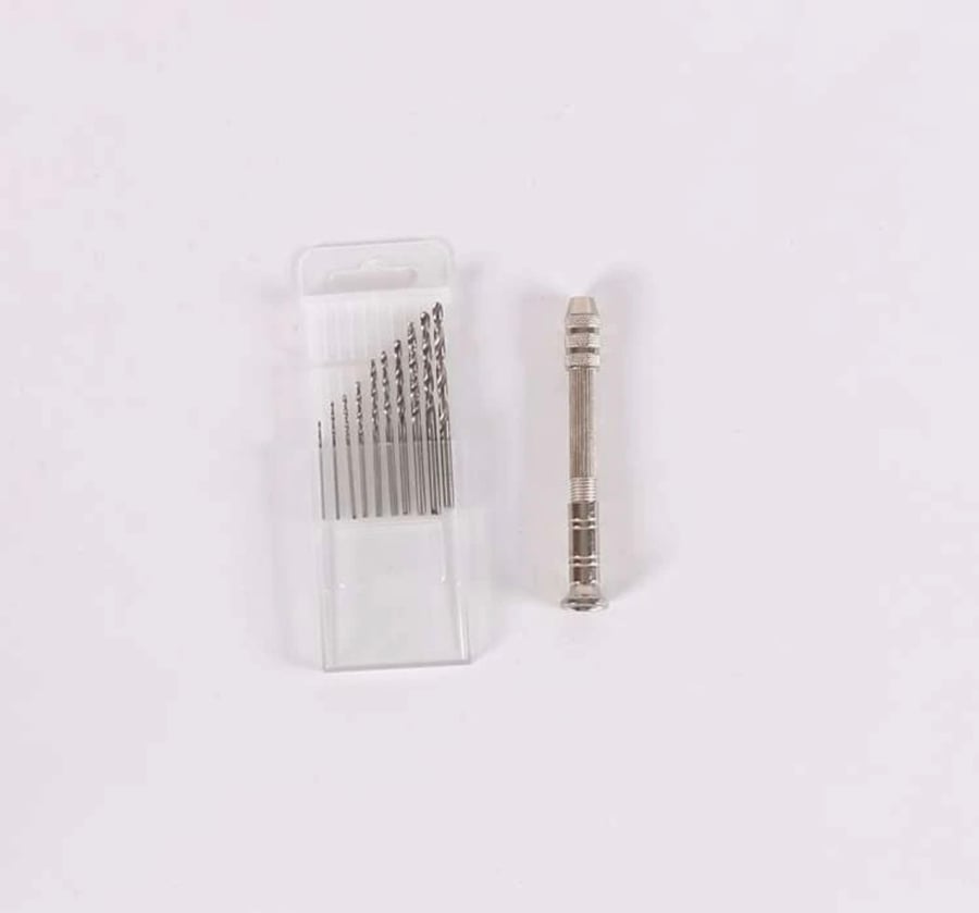 Resin drilling tool set