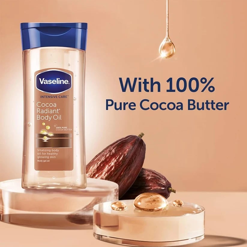 فازلين زيت للجسم بالكاكاو 200 مل Vaseline