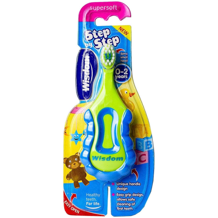 Children's toothbrush with very soft bristles Years 0-2 Wishdom