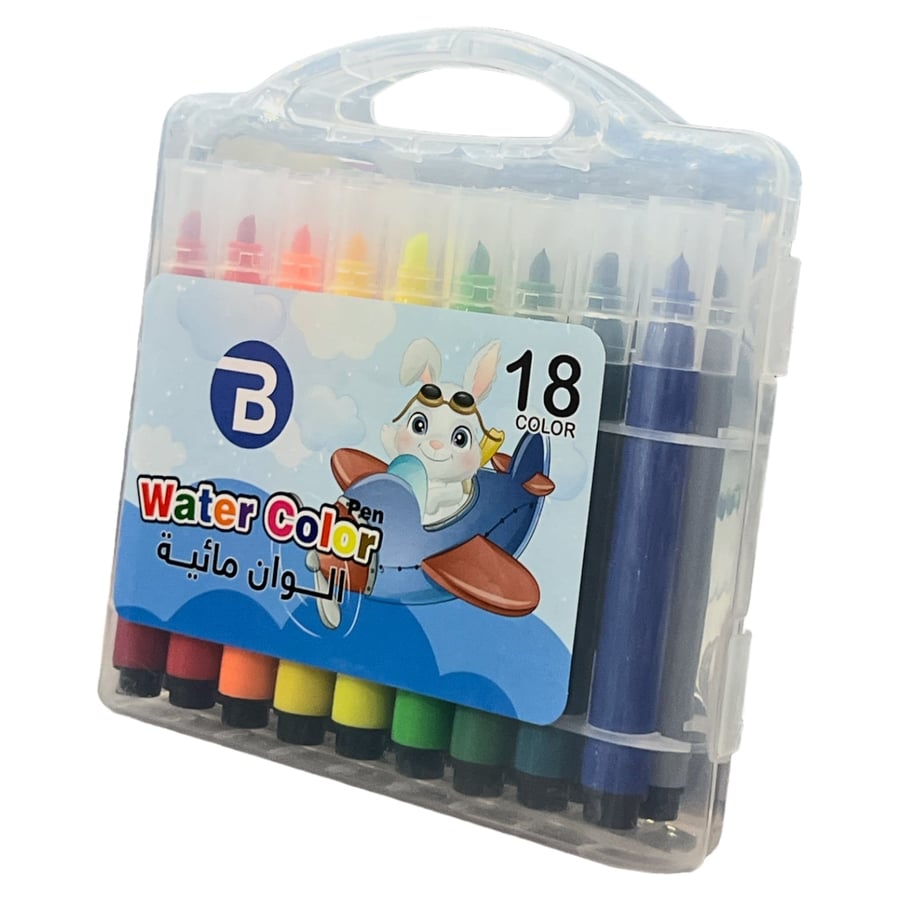 ألوان مائية 18 لون BOOKEY BQ-2144-18