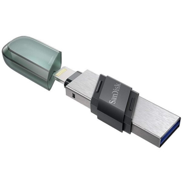فلاش ميموري بمنفذ ايفون و يو اس بي 128 جيجا SanDisk SDIX90N-128G-GN6NE