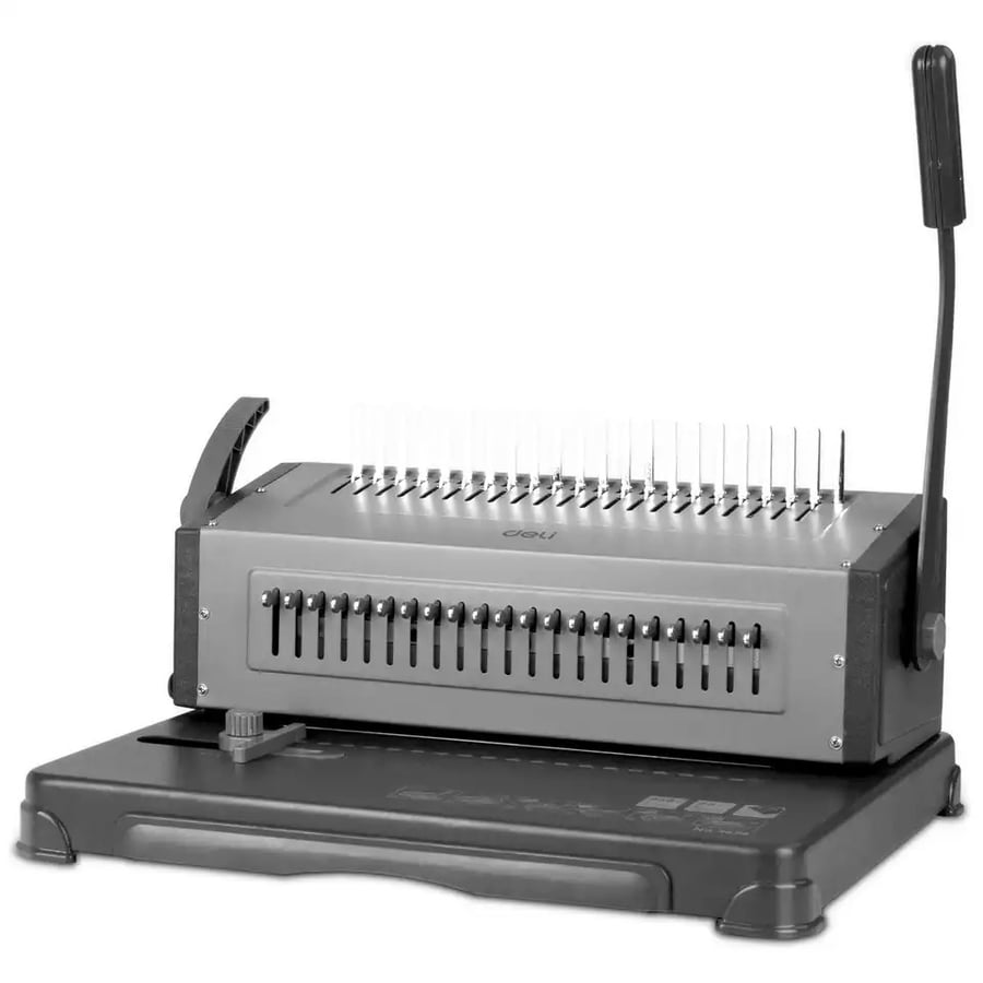 deli 3873 plastic wire bookbinding and punching machine