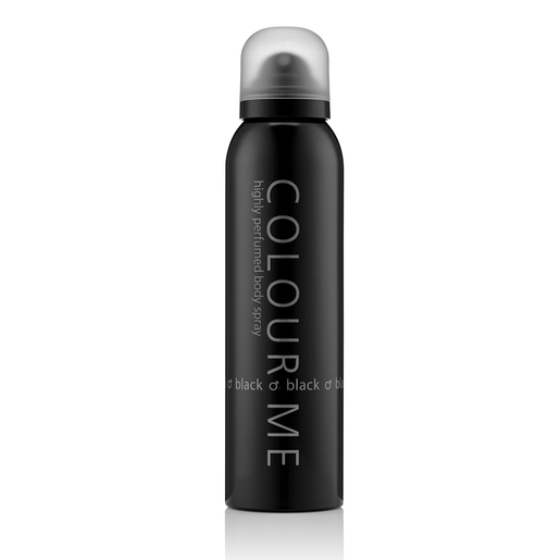 كولور مي بخاخ معطر جسم بلاك للرجال 150 مل COLOUR ME
