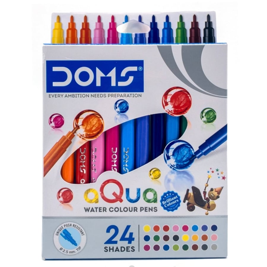 الوان مائية 24 لون DOMS 80078
