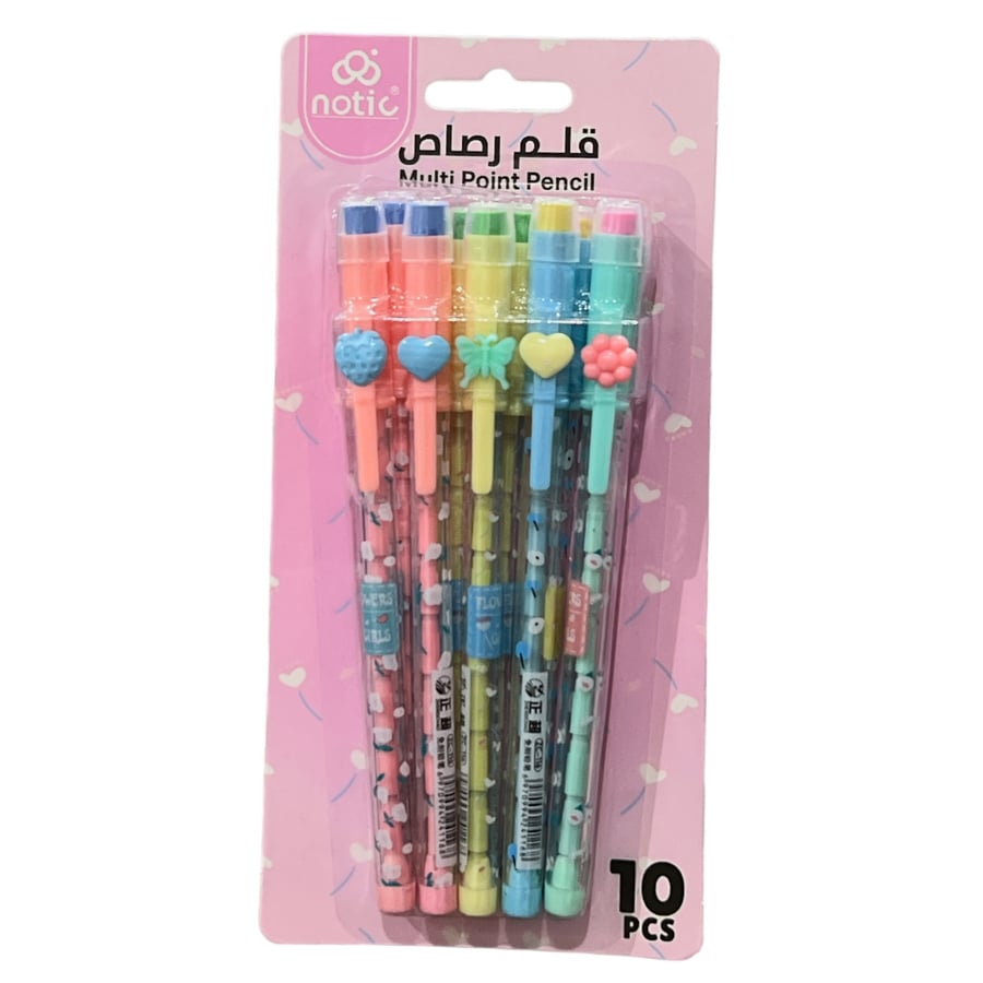 طقم قلم رصاص 10 أقلام notic NT-11016-1