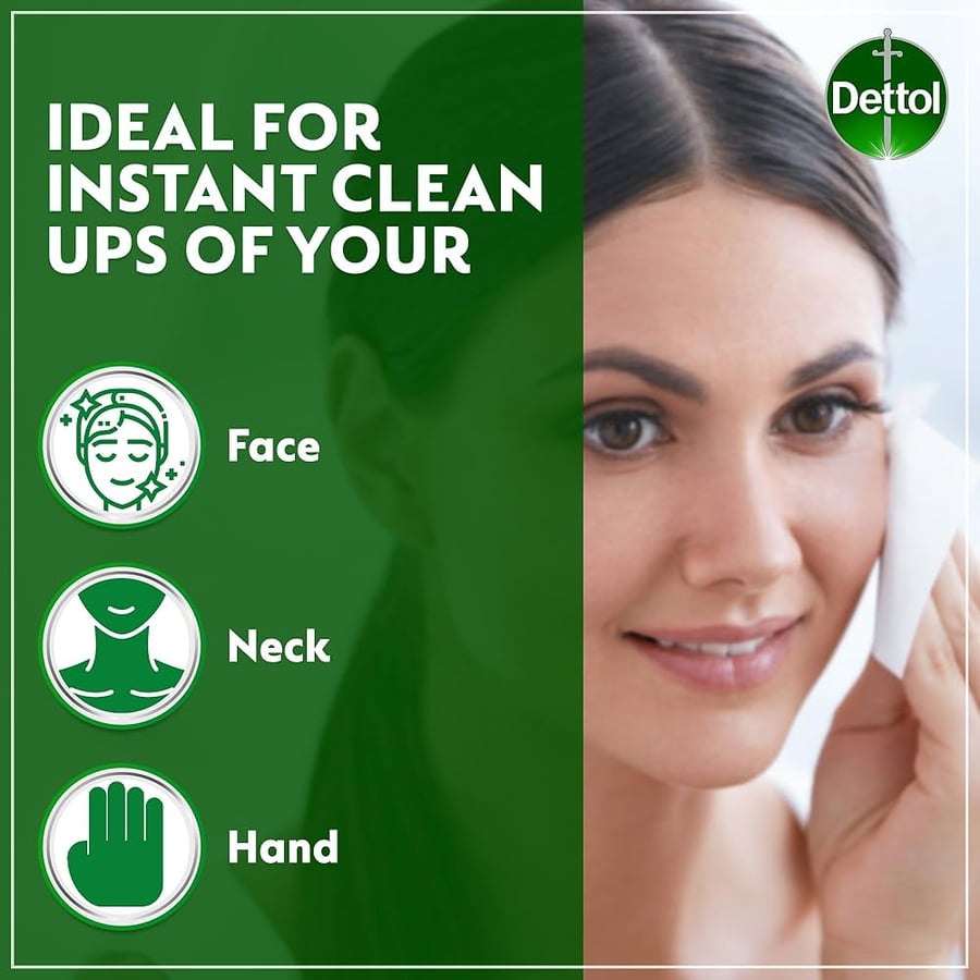 ديتول الأصلي مناديل البشرة 10 منديل Dettol
