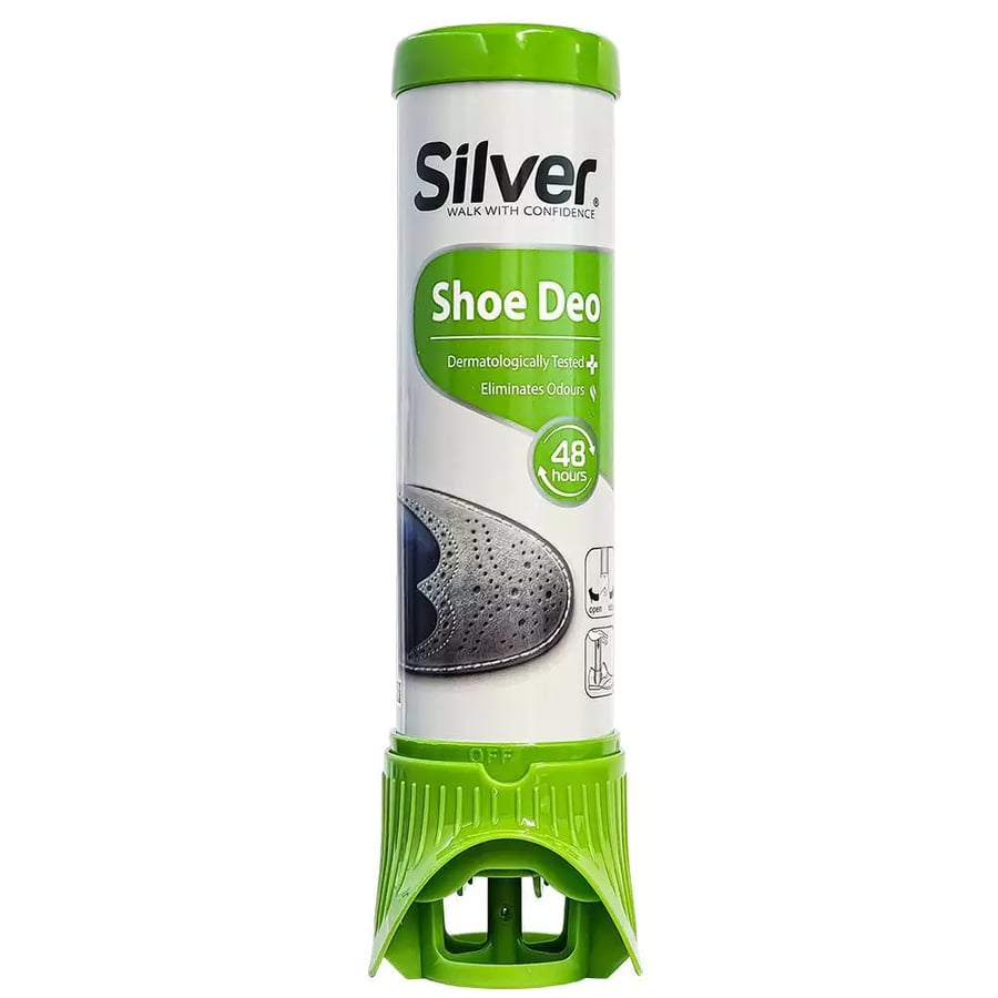 بخاخ مزيل رائحة الأحذية الرياضية 100 مل Silver