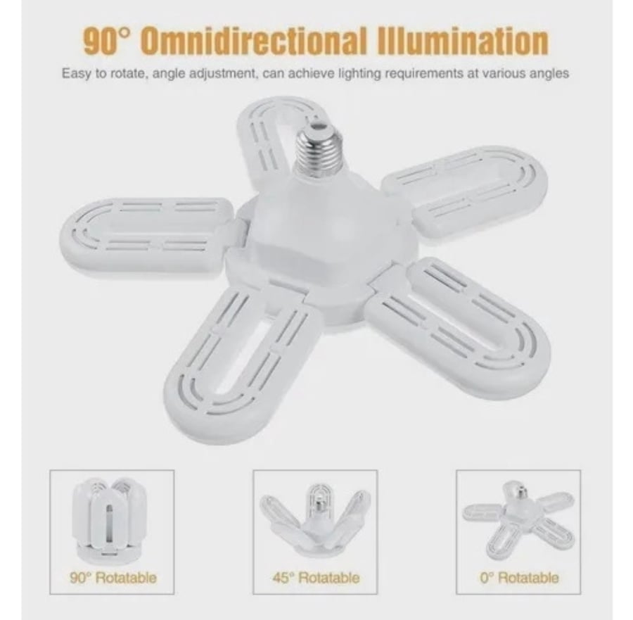 اضاءة LED قابل للطي 60 واط GEEPAS GESL55095