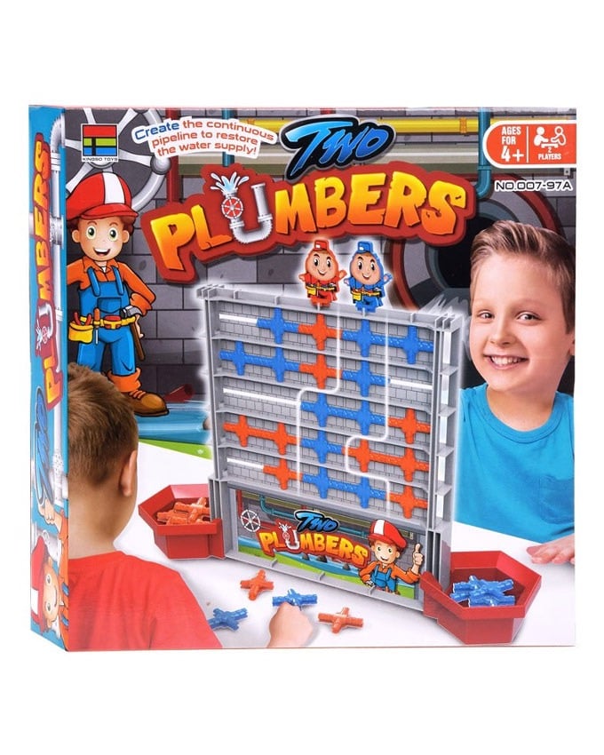 لعبة لغز سباك بناء خط الانابيب 26 قطعة TWO PLUMBERS