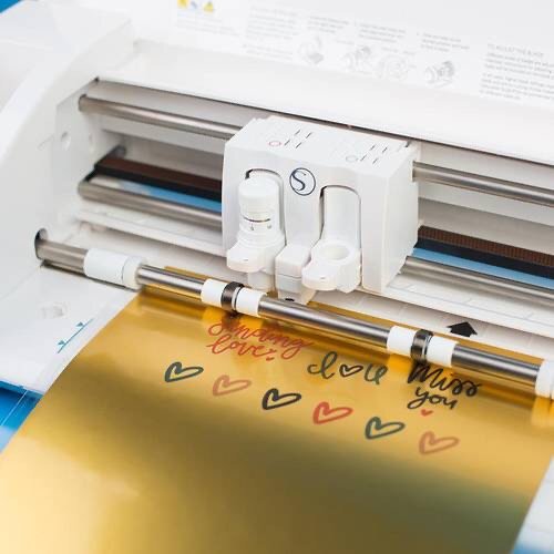 Metallic gold sticker for normal printer