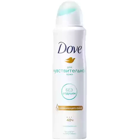 دوف مزيل عرق بخاخ للنساء للجلد الحساس بدون عطر 150 مل DOVE
