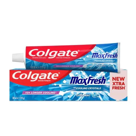 معجون اسنان ماكس فريش كريستالات التبريد بالنعناع 100 مل Colgate
