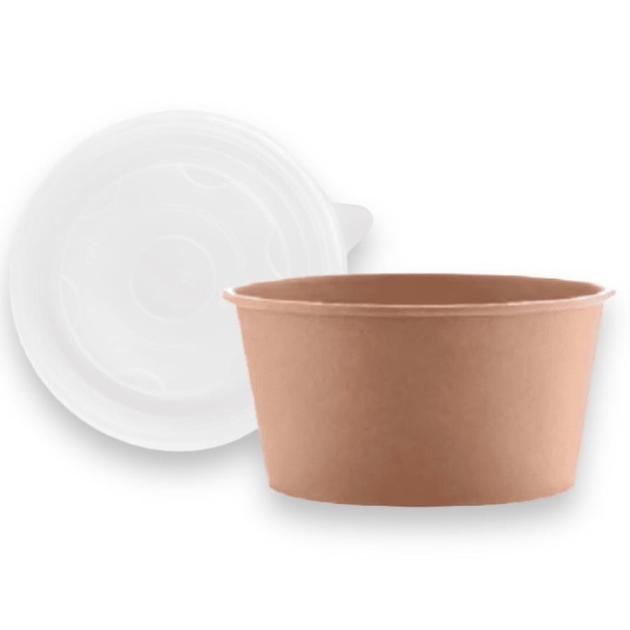 علب طعام ورقية بني 9 سم 8 حبات FAMILY GOLD FFG-648