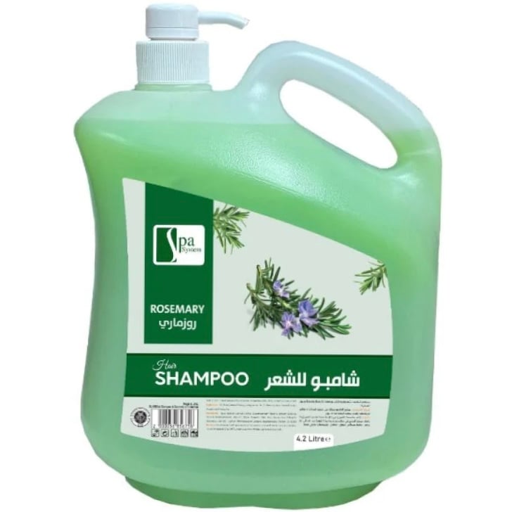 شامبو للشعر بخلاصة الروزماري 4.2 لتر Spa System