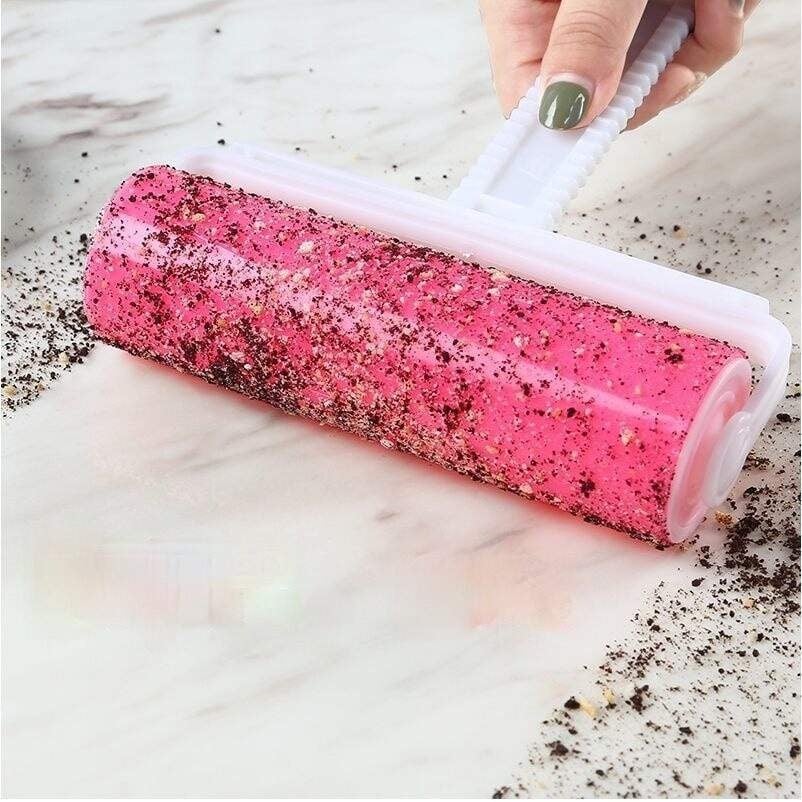 رول لزج مزيل للوبر والشعر لتنظيف الملابس