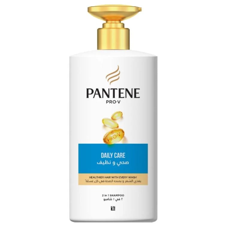 شامبو وبلسم بانتين لشعر صحي و نظيف 500 مل PANTENE