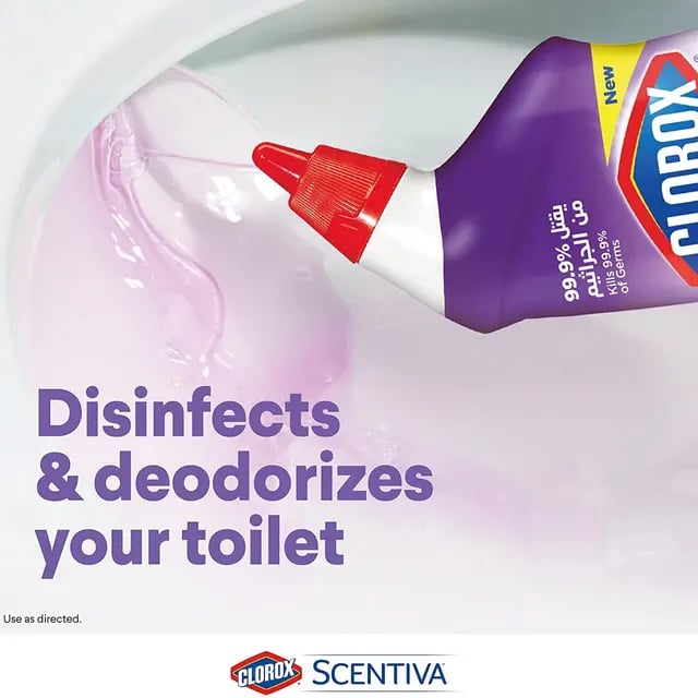 كلوركس سنتيفيا منظف المرحاض رائحة اللافندر 709 مل CLOROX